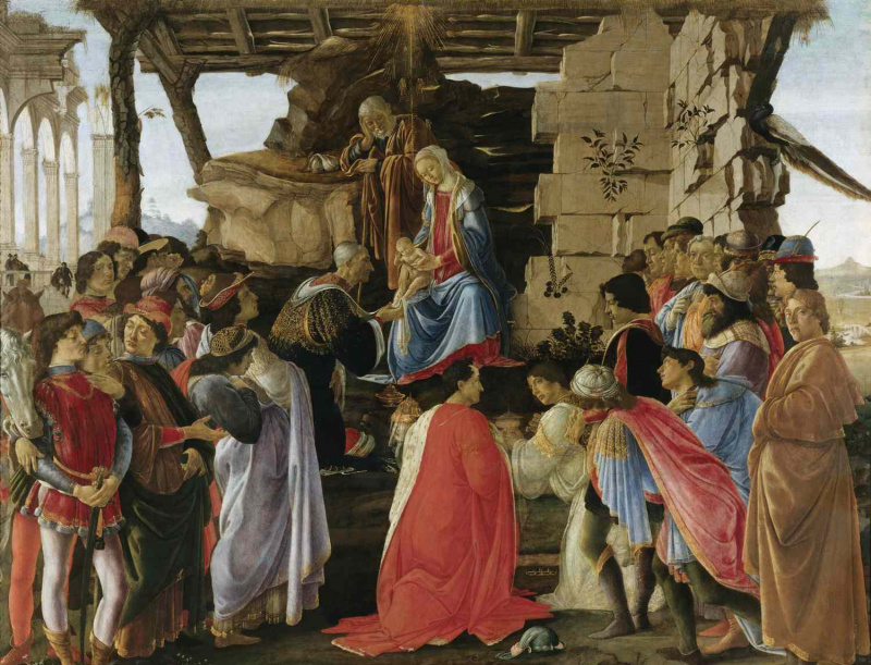 sandro botticelli adoracja mędrców