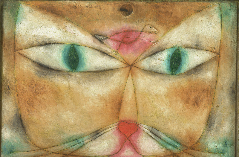 Kot i ptak. Artysta: Klee, Paul (1879-1940)