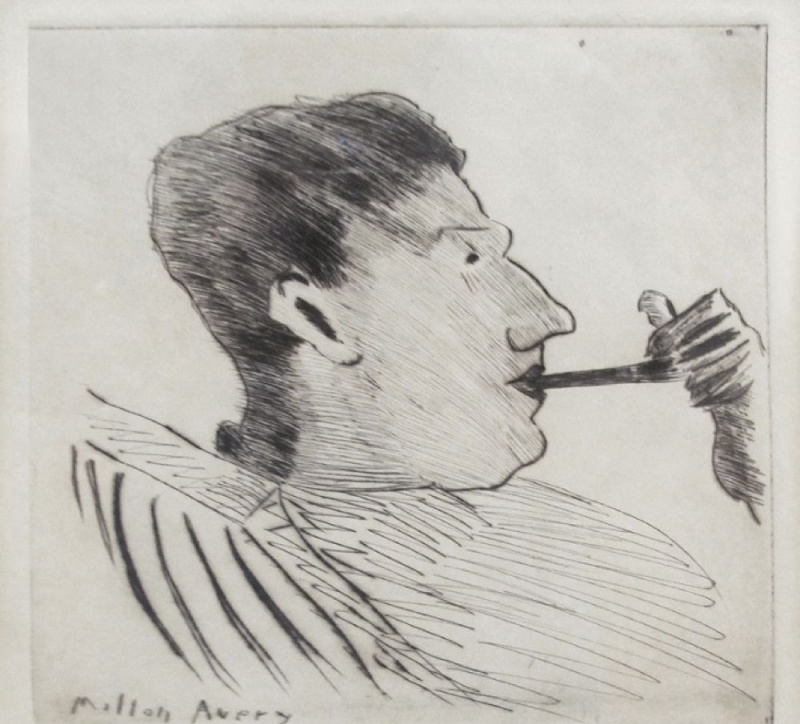 milton avery rothko z fajką