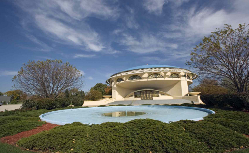 Griechisch-orthodoxe Kirche der Verkündigung von Frank Lloyd Wright, Wauwatosa, Wisconsin