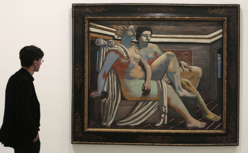 giorgio de chirico to mytologiske figurer