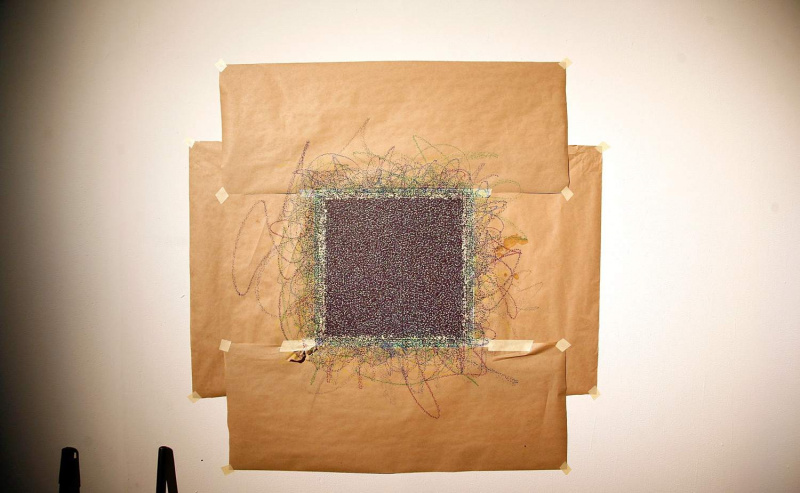 Rysunek ścienny Sol Lewitt