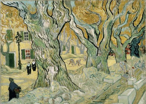 Vincents van Gogs, Ceļu labojumi, 1889.