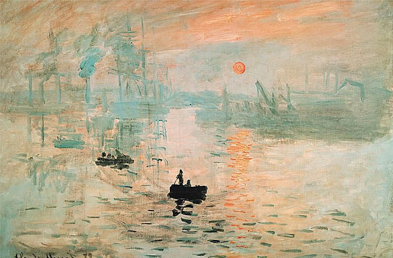 Wschód słońca - Monet (1872)