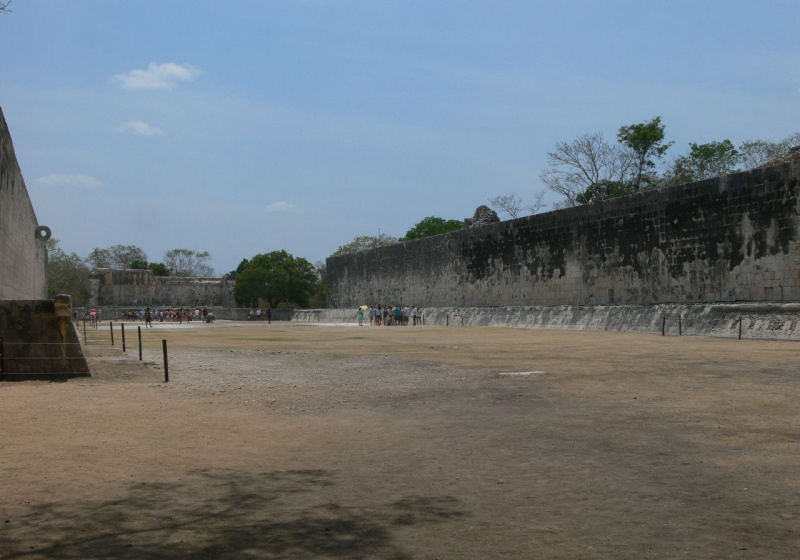 Ballbane i Chichen Itza, Mexico