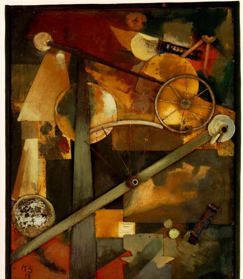 Kurt schwitters konstrukcja dla szlachetnych pań