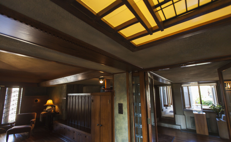 Innenraum von Frank Lloyd Wright