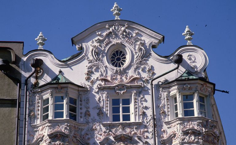 Le Helblinghaus à Innsbruck, Autriche