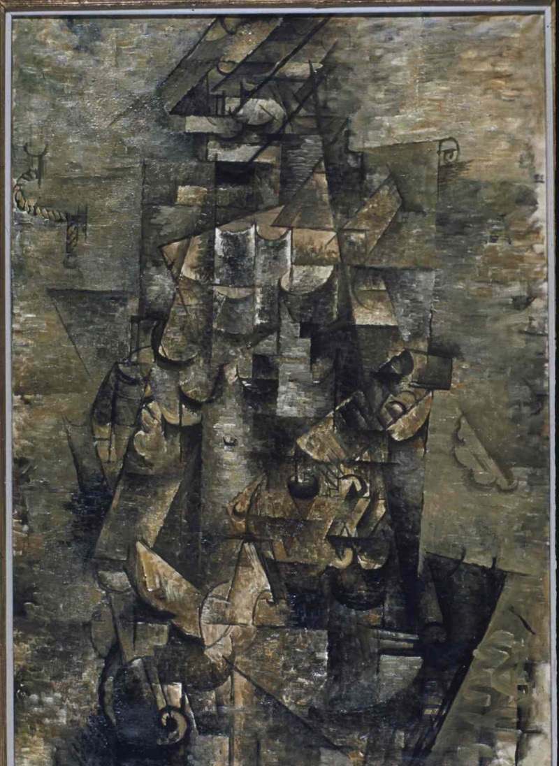Georges Braque uomo con una chitarra