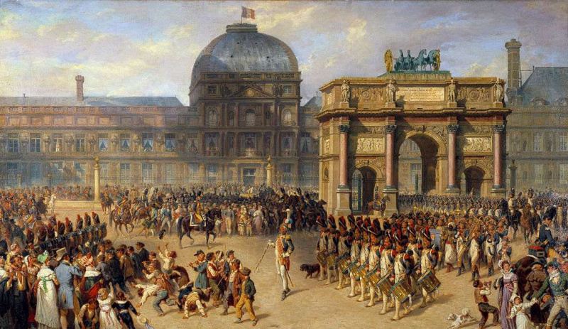 Luwr pod rządami Napoleona Bonaparte