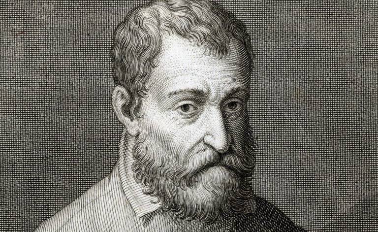 Arquitecto renacentista italiano Giacomo Barozzi da Vignola, c. 1560