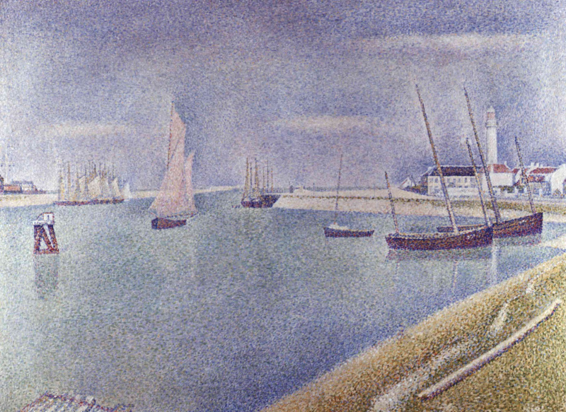Il canale di Gravelines, in direzione del mare di Georges Seurat