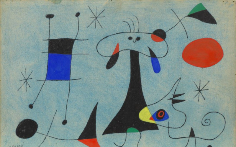 Joan Miró Figurka Pies Ptaki