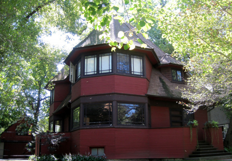 Robert P. Parker House, 1892, conception précoce de Frank Lloyd Wright