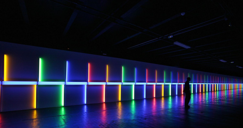 dan flavin para saskia